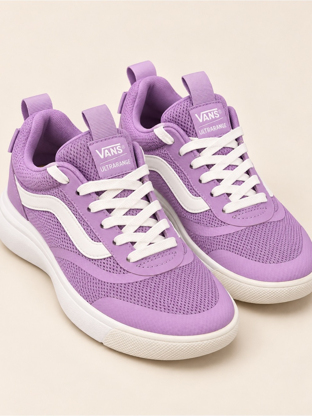Vans Ultrarange Women's Lavender and White Sneakers